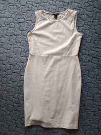 Sukienka H&M biała S, M