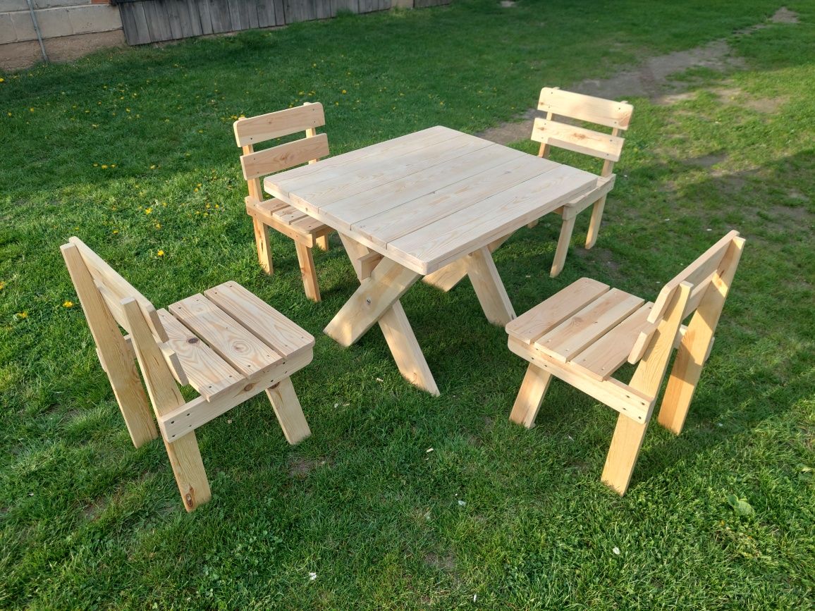 Stół  z krzesłami meble ogrodowe stolik krzesła krzesło