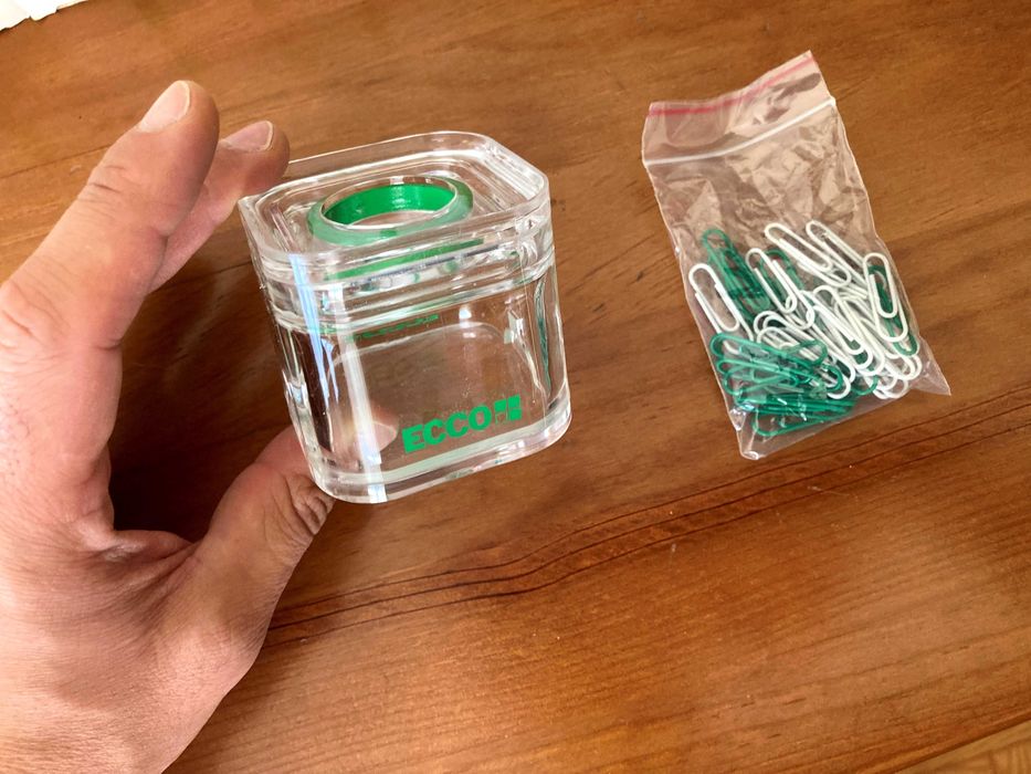 Brindes (dispensadores com clips+réguas)