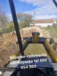 Usługi koparko-ładowarka minikoparka