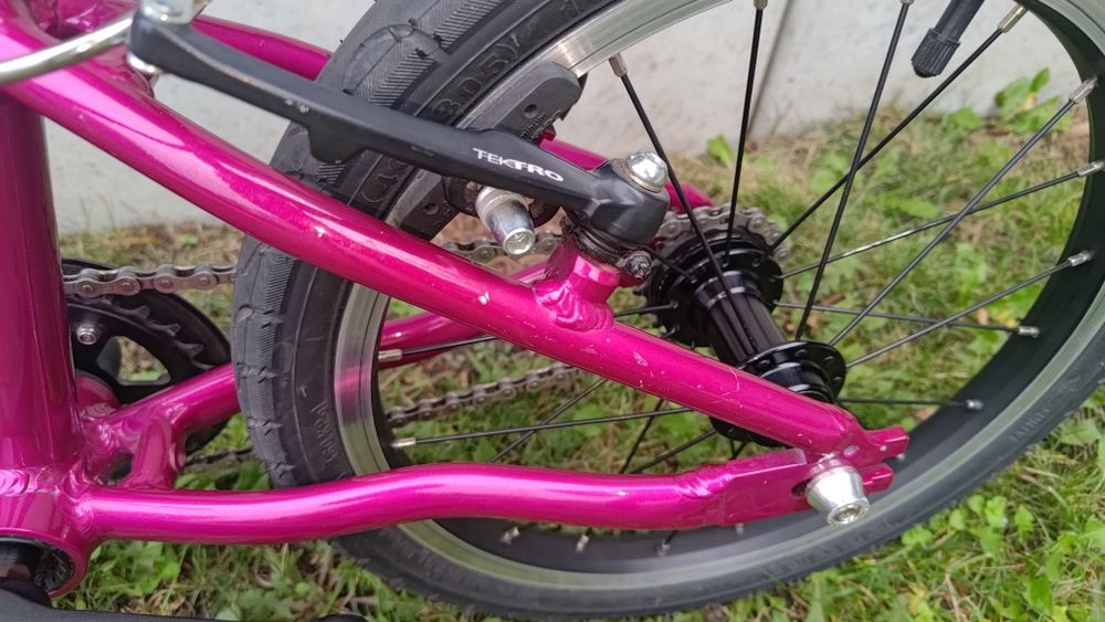 Rower dziecięcy Kubikes 16L - bardzo lekki, stan bardzo dobry!