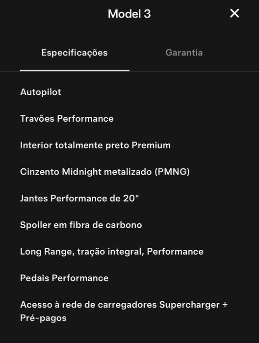 TESLA MODEL 3 PERFORMANCE