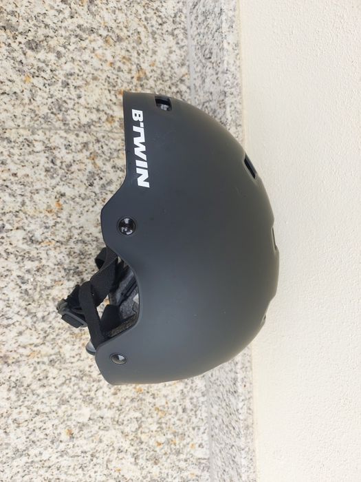 Kit proteção criança Btwin/Oxelo - capacete, joelheiras e cotoveleiras