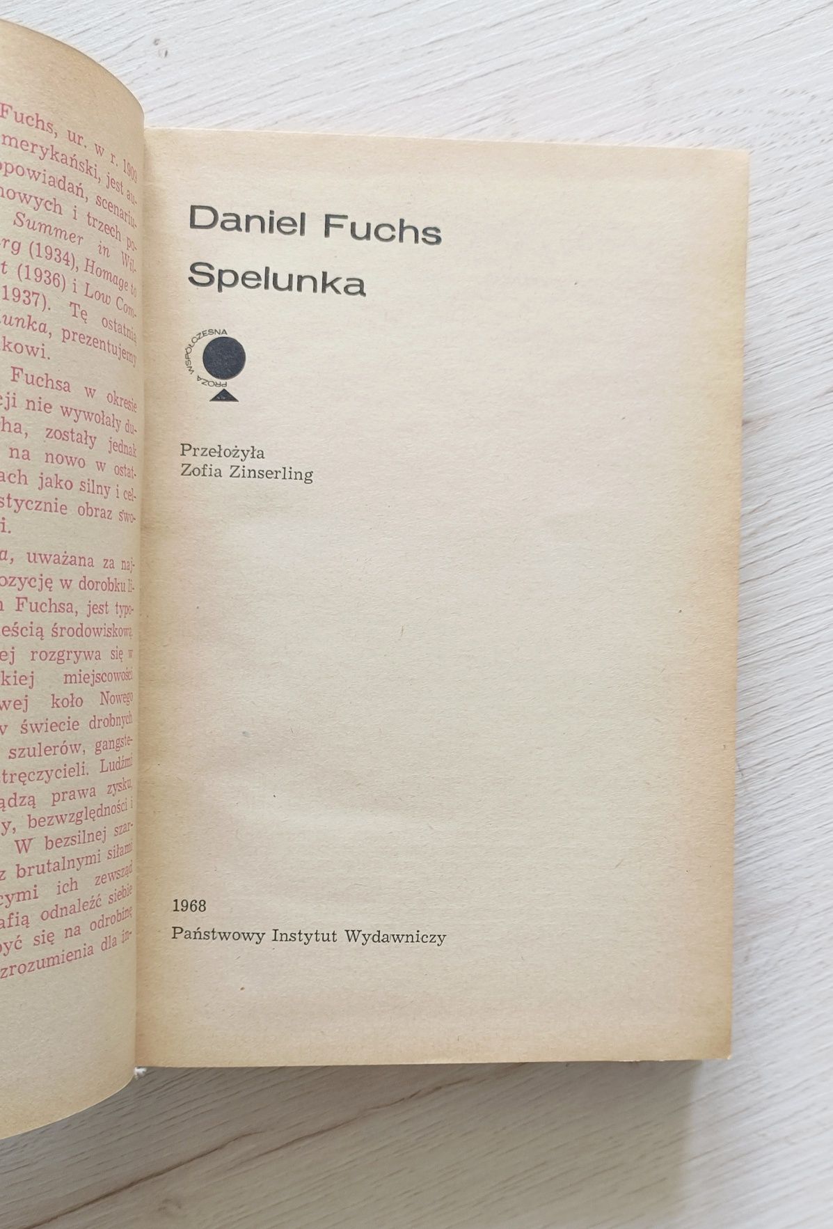 Spelunka Fuchs 1968