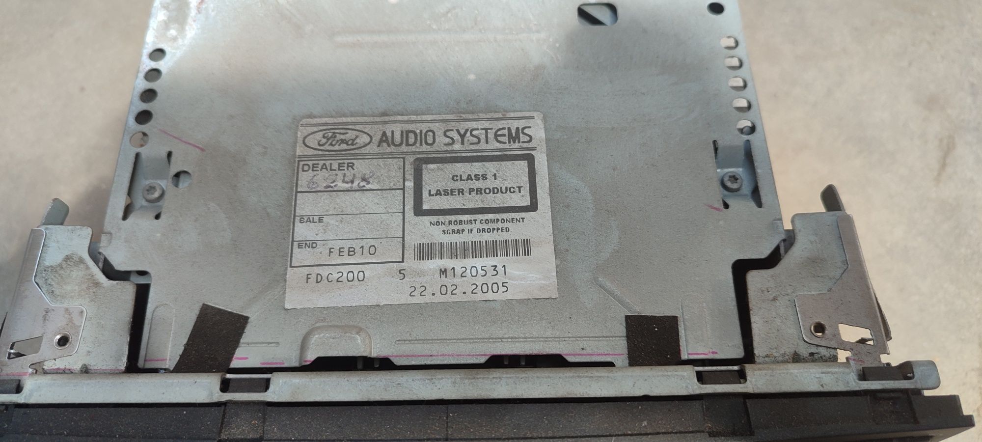 Ford Focus Transit C-Max Mondeo radio 6000 CD + pin i inne