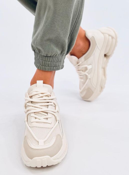 Sneakersy Damskie Sudgen Beige