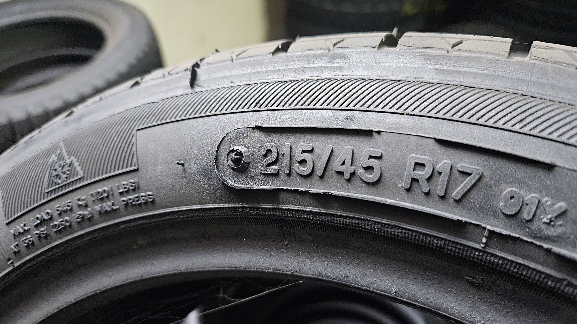 215/45R17 opony zimowe kopia Michelin