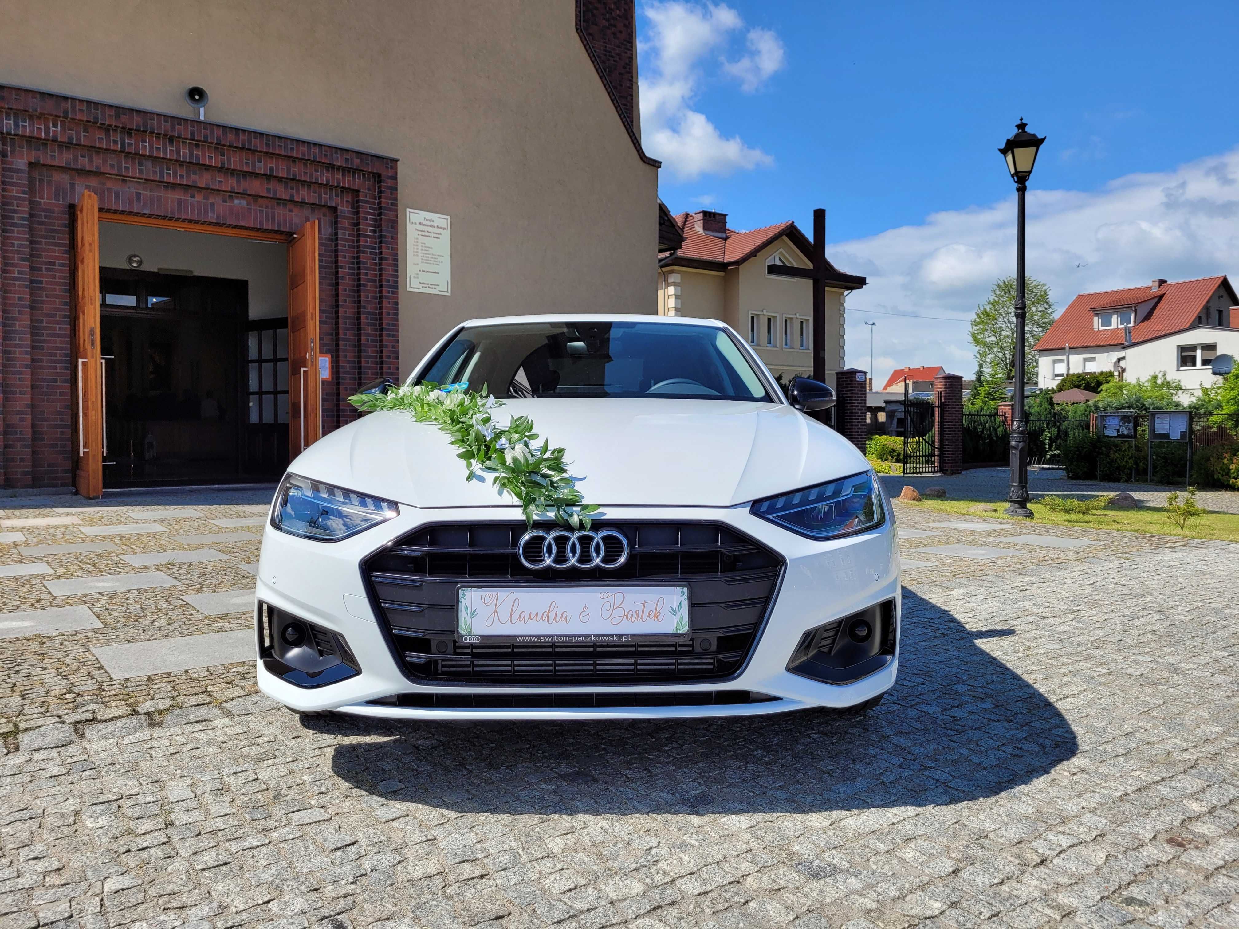 Auto do ślubu samochód na wesele Audi A4 Żary Zielona Góra