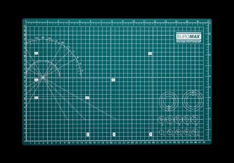 А3 Коврик самовосстанавливающийся Buromax для рукоделия трехслойный