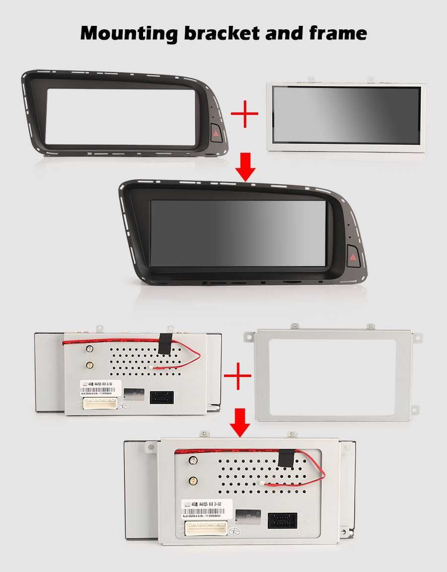 Radio DAB+ Android GPS WiFi 4G USB MP3 MP4 Audi Q5