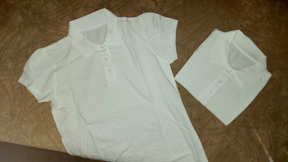 Белая футболка поло George