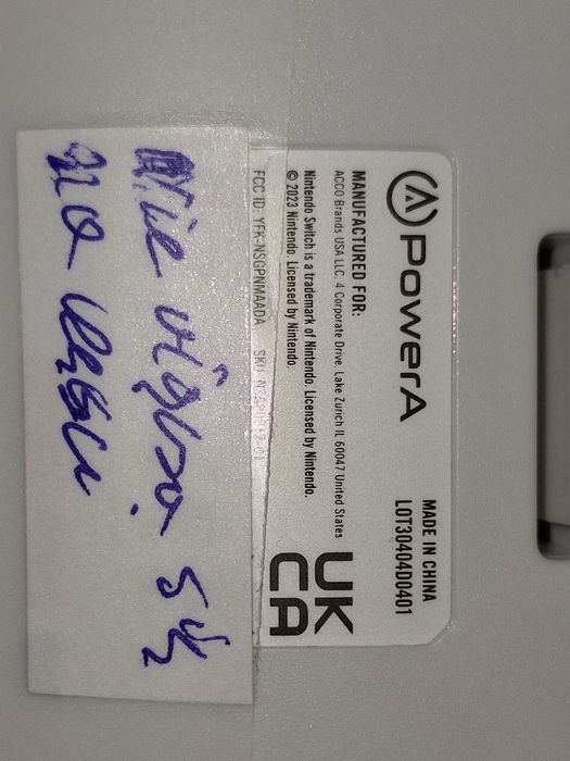 Bezprzewodowy kontroler Nintendo Switch PowerA na baterie