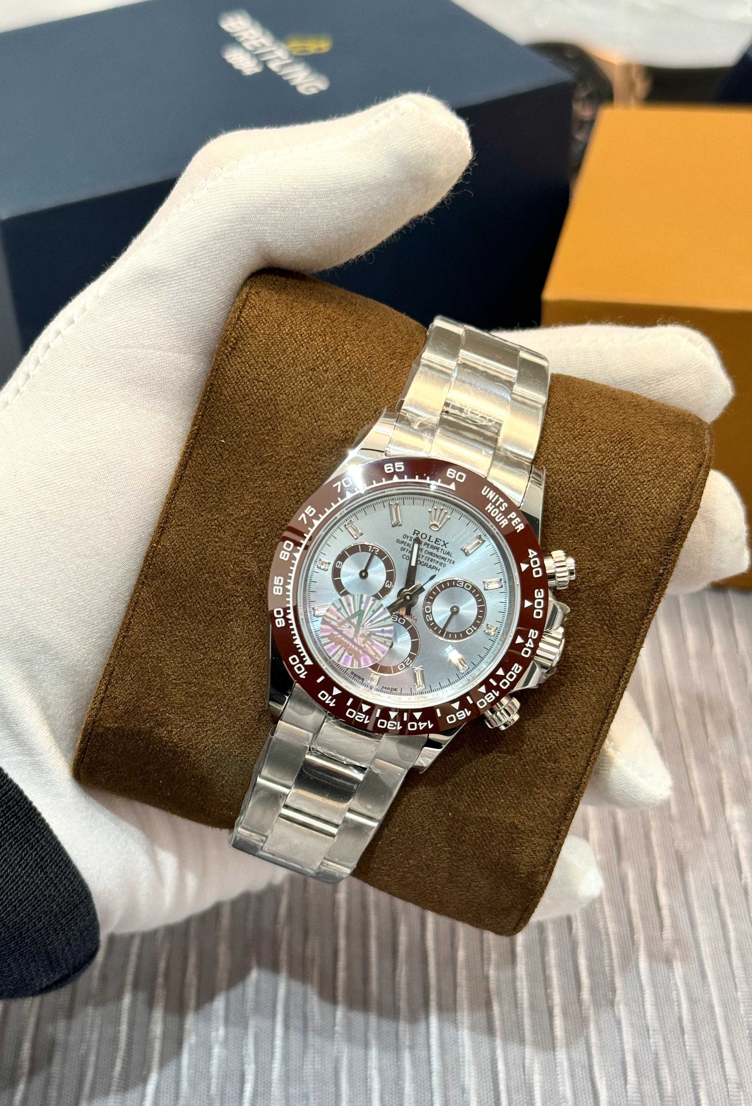 Rolex Daytona Platinum Baguette