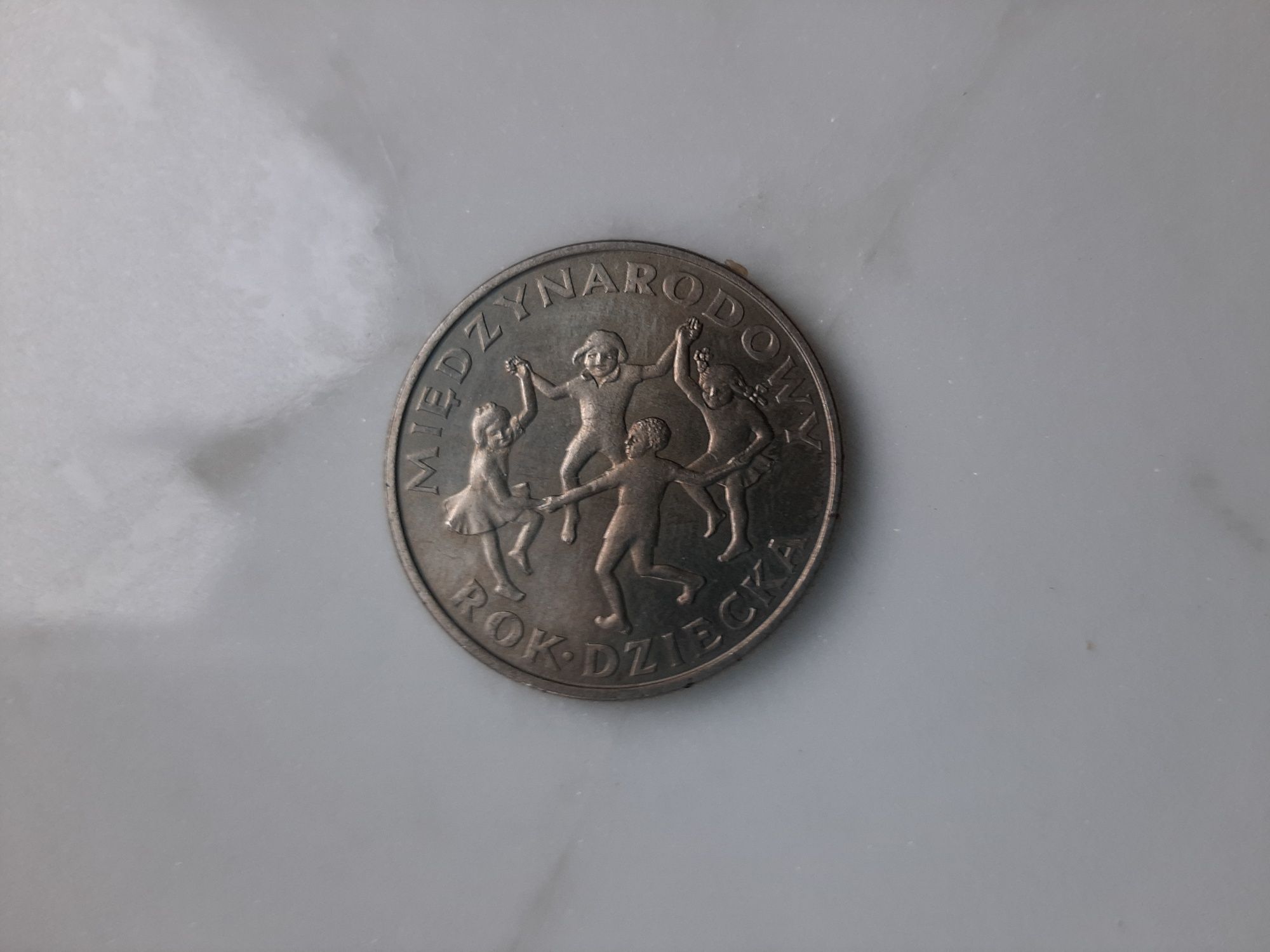 Moneta PRL-20 zł 1979 Międz. Rok Dziecka