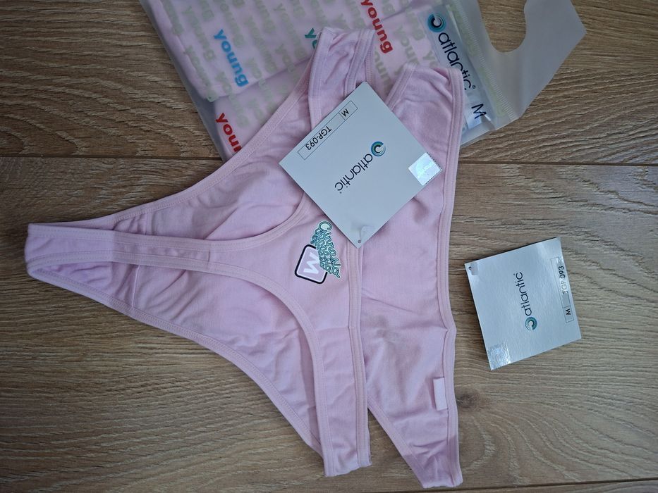 Stringi dziewczęce Atlantic, rozmiar M, 2PACK