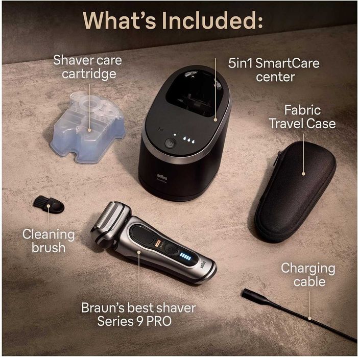 BRAUN SERIES 9 golarka + trymer 9567cc 6 w 1