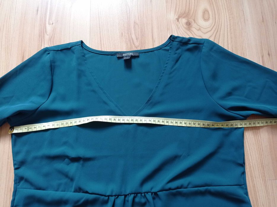 Bluzka ciążowa Esmara zieleń butelkowa 40/42