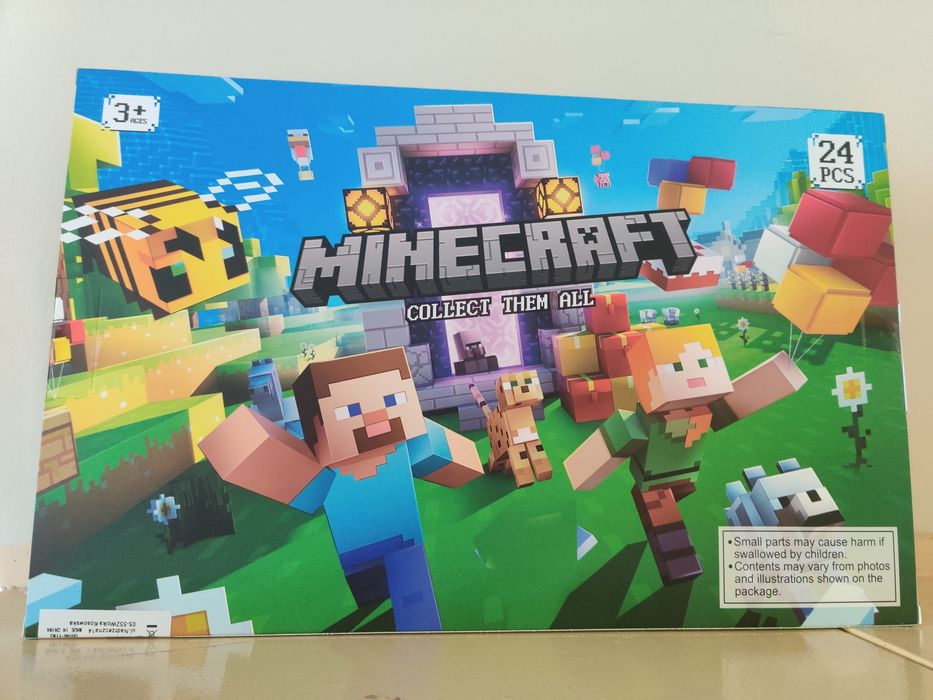 Minecraft Kalendarz adwentowy  figurki 24 sztuki -Nowość-wys24h