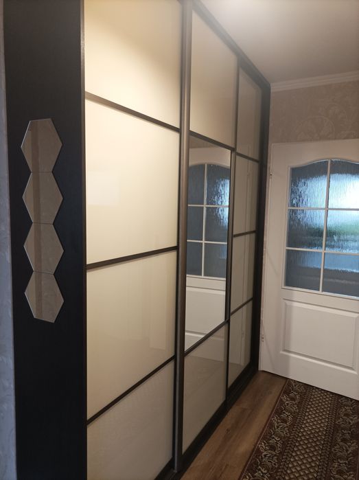 Drzwi szklo z lustrem do szafy przesuwnej