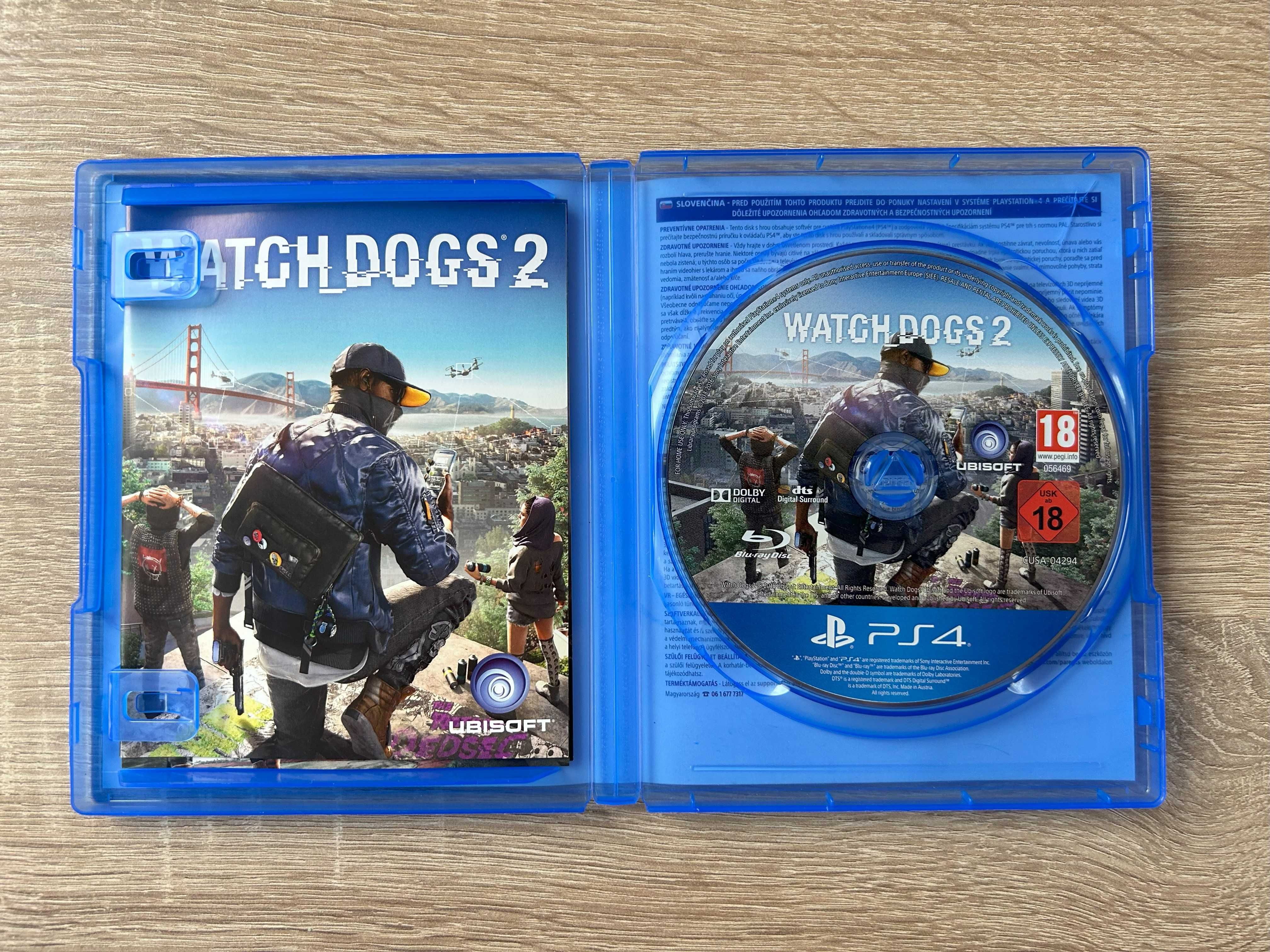 Watch Dogs 2 - PS4 / PS5 - PL - stan Używany, sprawny 100%