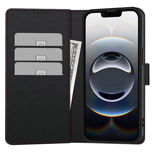 Tech-Protect Wallet Rs Iphone 16E Black/Red