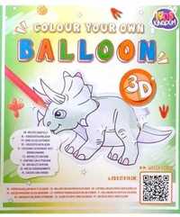 Balon papierowy do kolorowania 3D DIY Nosorożec