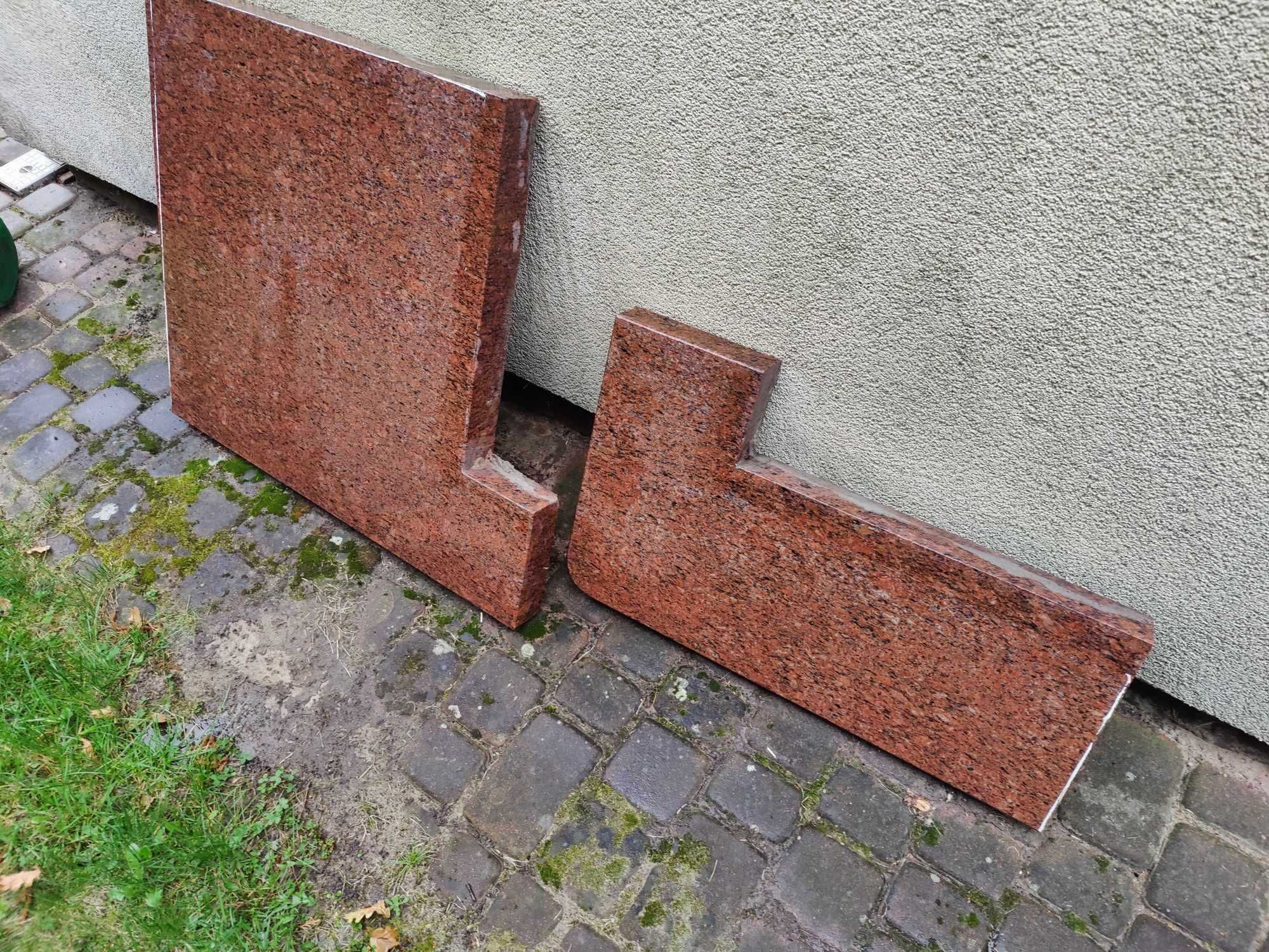 Gruby marmurowy/kamienny blat z rozbiurki