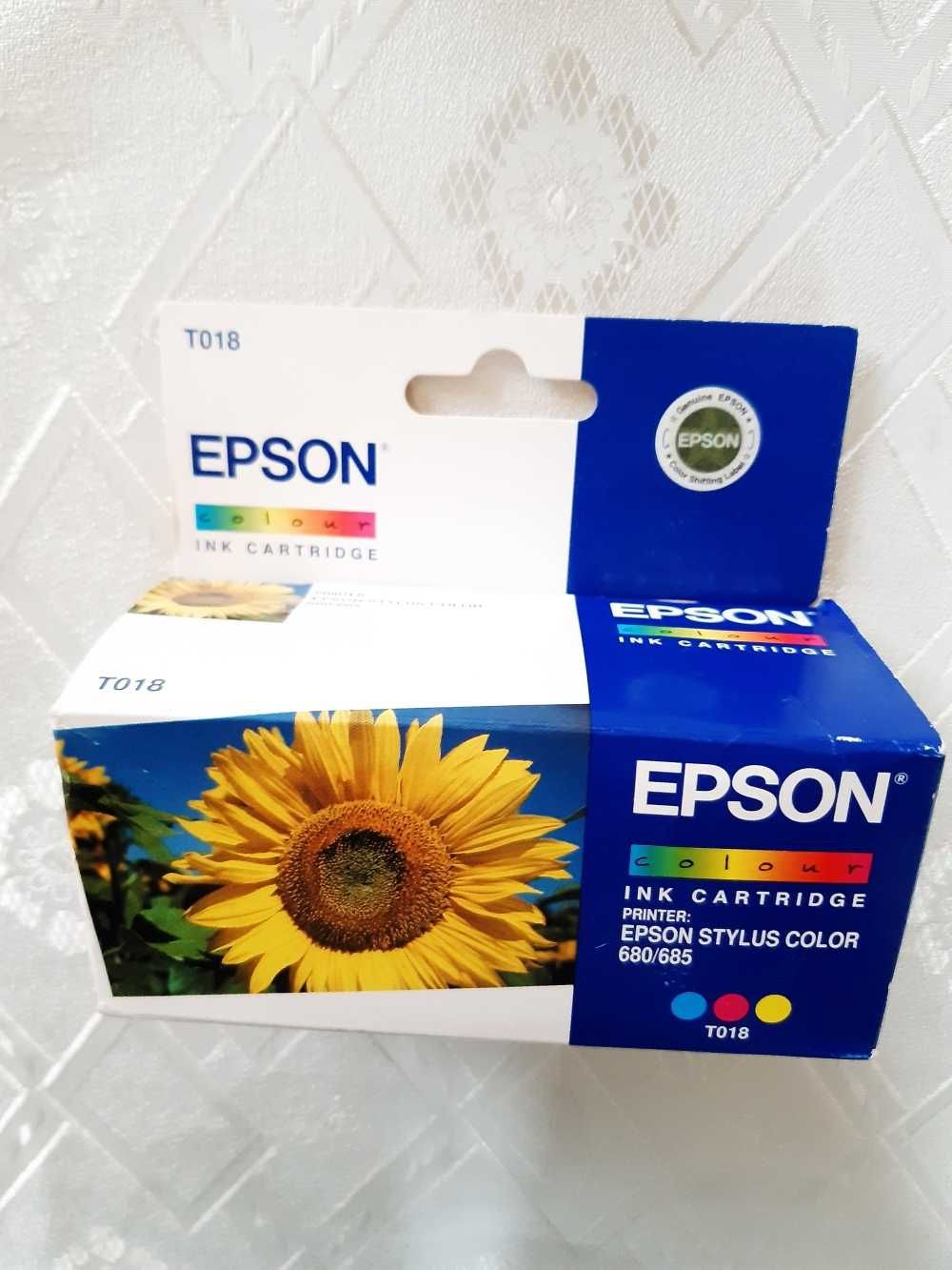 Tusz T017 czarny, T018 kolor, orygin. np. do Epson StylusColor 680/685