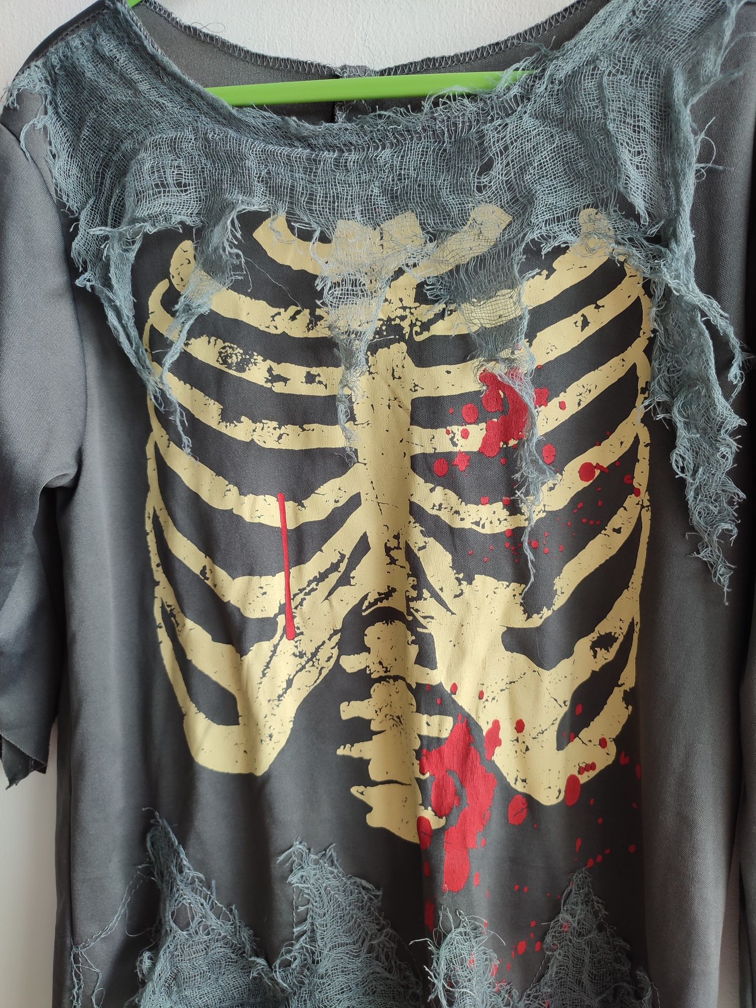 Strój przebranie na Halloween zombie szkielet kościotrup skeleton