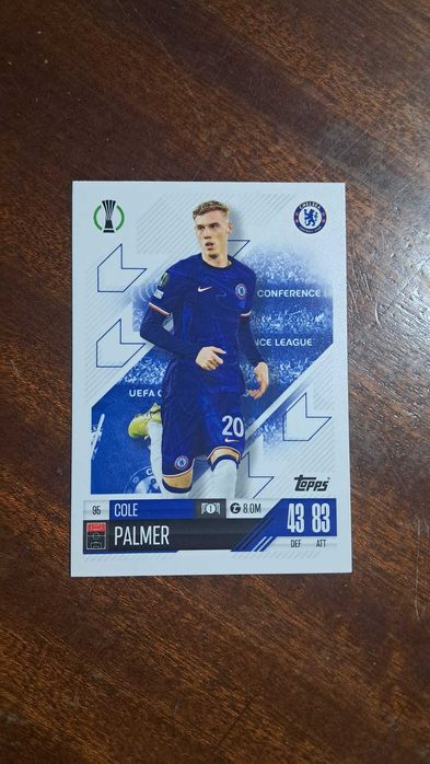 Cartas da coleção Match Attax da Topps 2024/2025 Cole Palmer