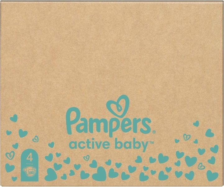 Подгузники Pampers active baby 4 (9-14кг) 180шт
