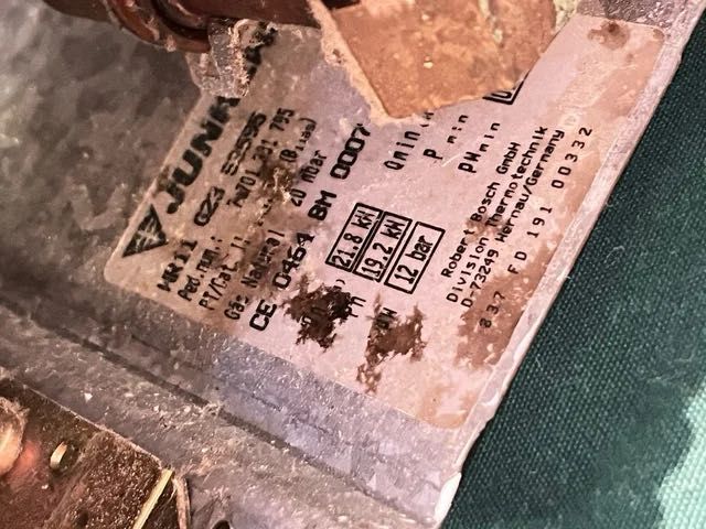 Esquentador gás natural Junkers