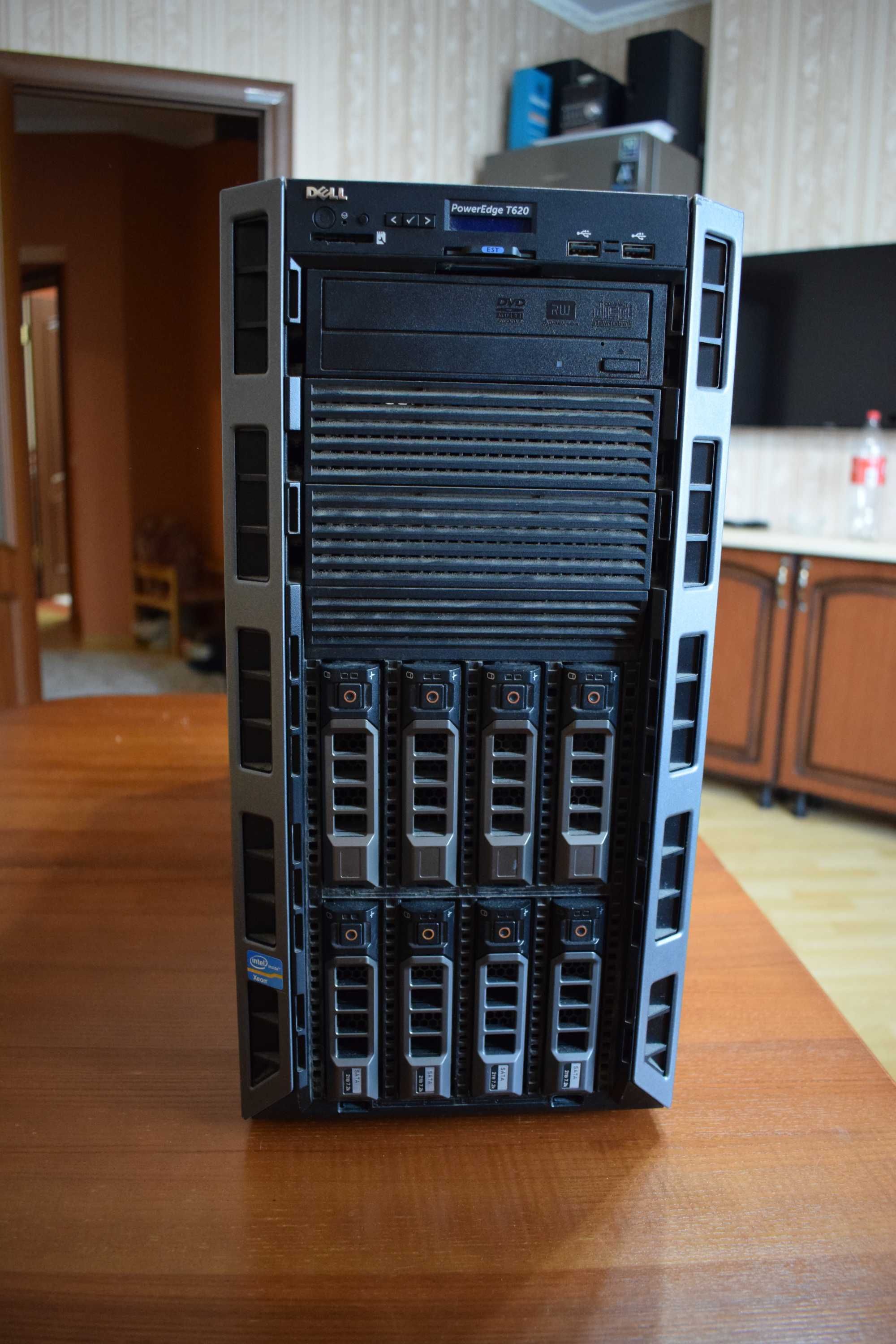 Сервер DELL PowerEdge T620 CPU 2xE5-2696v2, RAM 768Gb