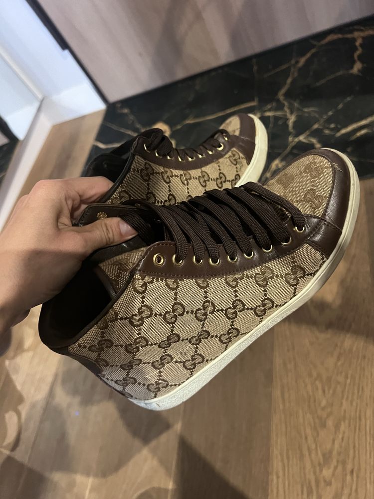 Wysokie trampki sneakersy gucci 37 logo