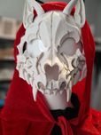 Maska szkieletu zwierzęcego Halloween Cosplay Żywiczna czaszka Kości