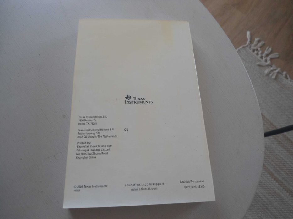 Manual da T1 84 plus e T1 84 Plus Silver edition (Texas Instruments)