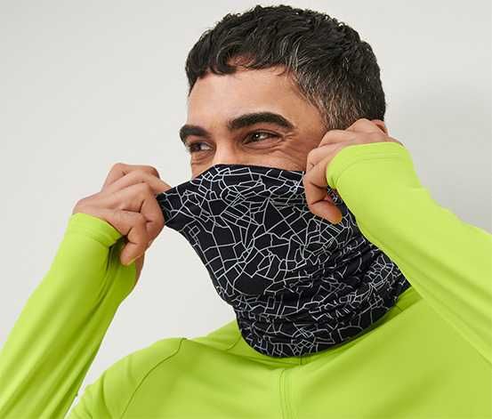 Tchibo Nowa bandana chustka wielofunkcyjna męska/damska odblaskowa