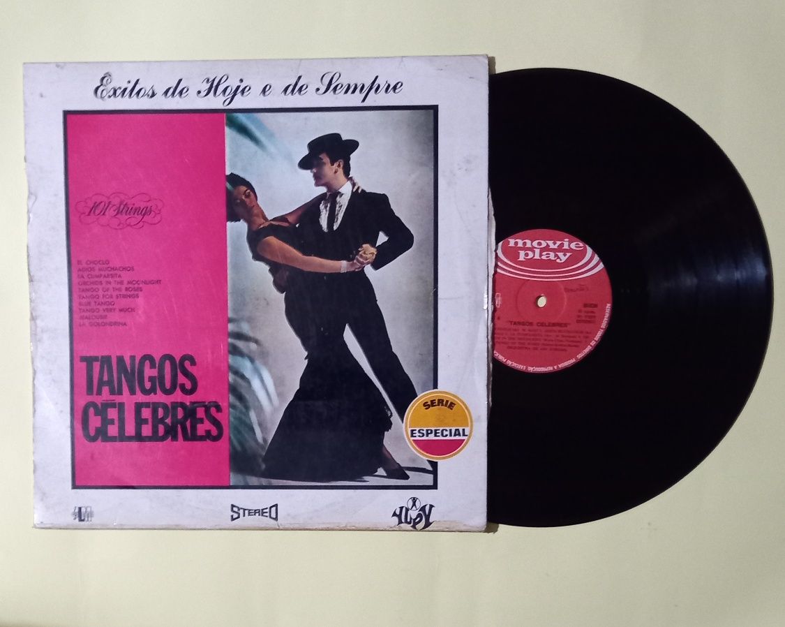 disco vinil LP Tangos célebres pela orquestra 101 Strings
