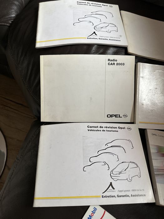 Teczka opel corsa astra instrukcje radio