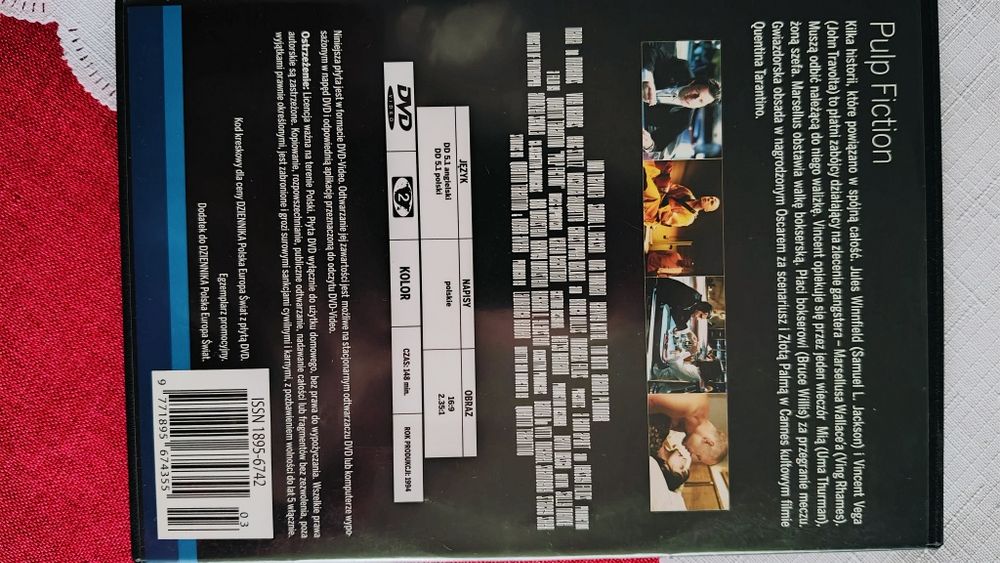 Pulp Fiction film ma DVD