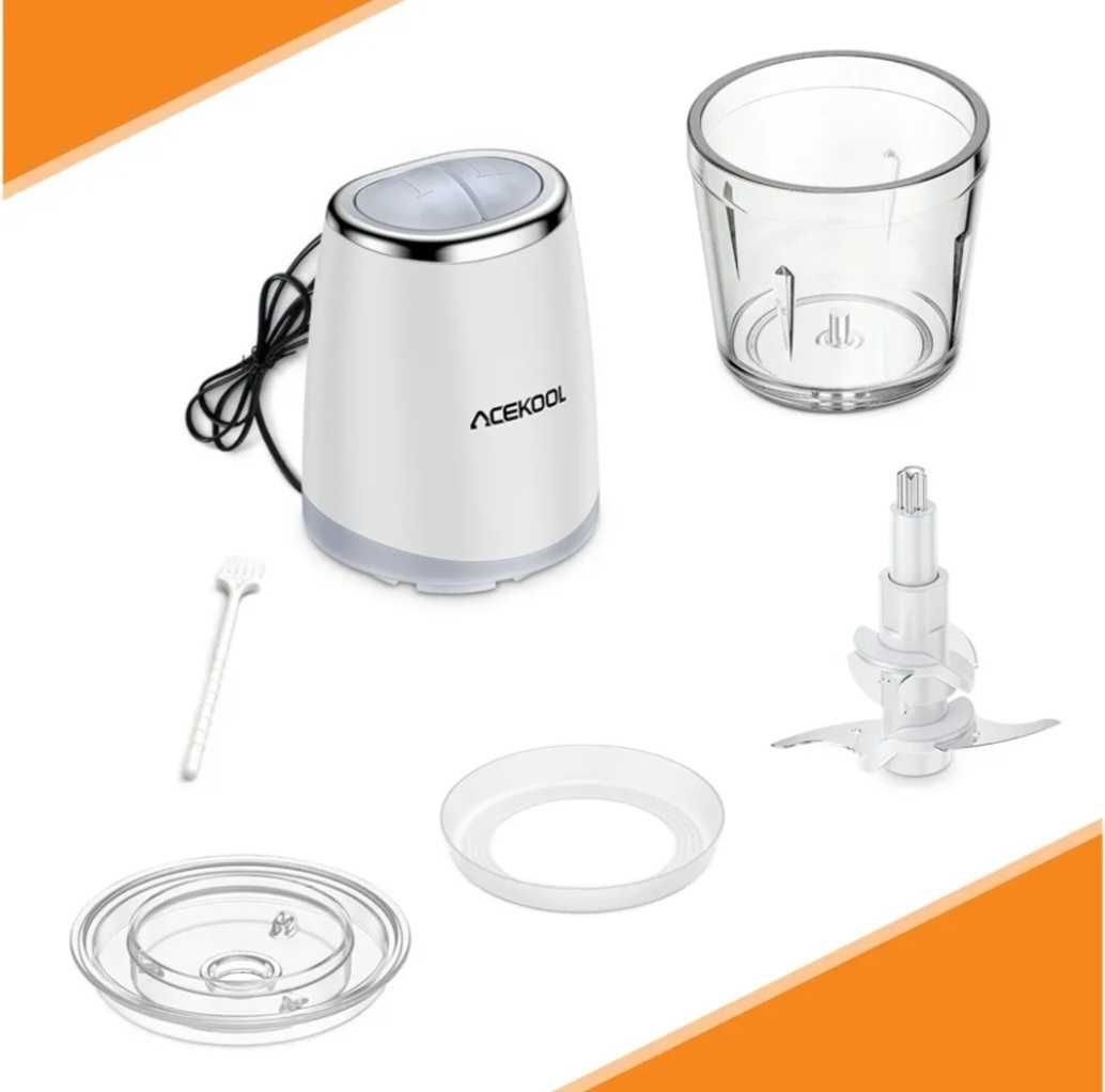 Blender rozdrabniacz elektryczny 300W szklany pojemnik 600ml Acekool