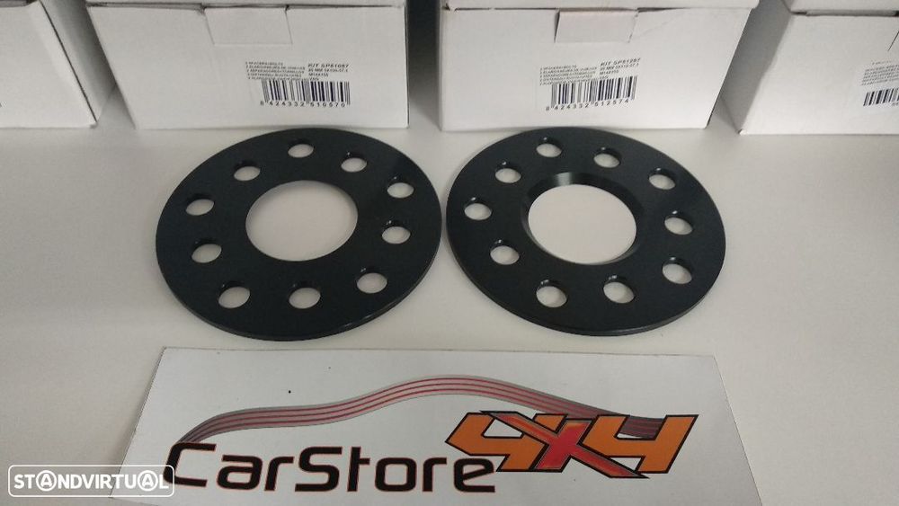 Conjunto espaçadores/ alargadores / bolachas BMW 5mm 5x120 72.6 ou 74