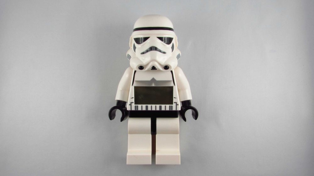 LEGO - Star Wars Stormtrooper - Zegar Budzik Alarm..,