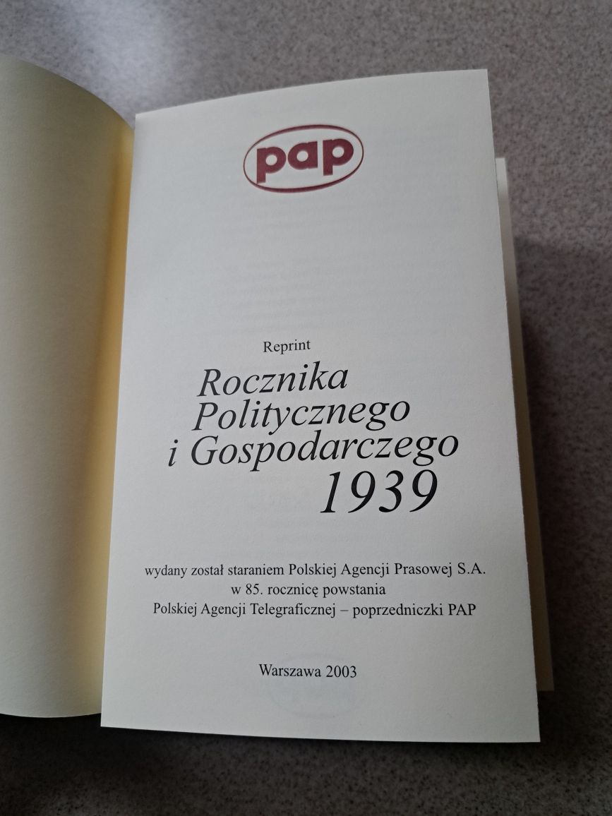 Rocznik polityczny i gospodarczy 1939 i 1948
