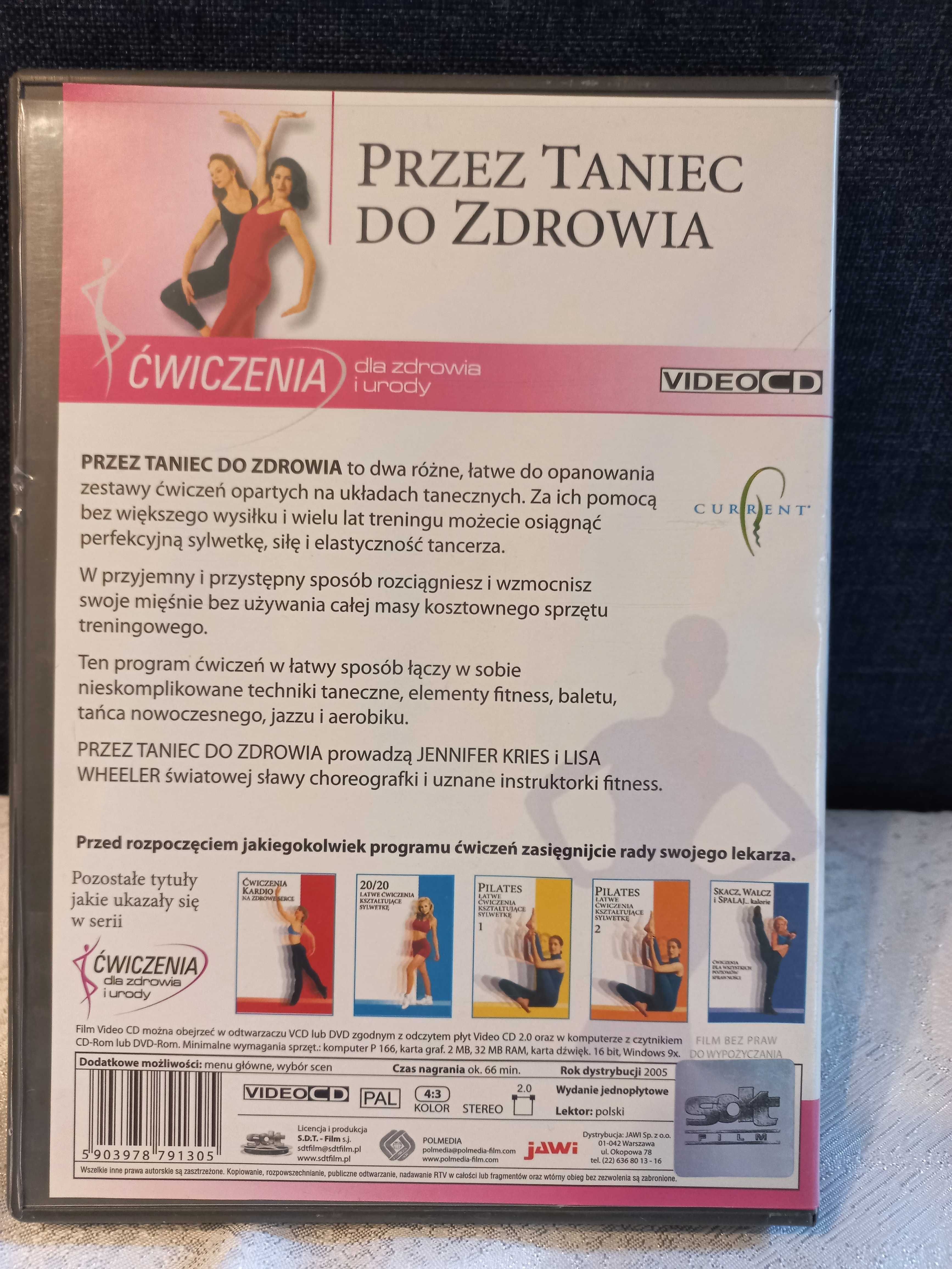 DVD - Zestawy ćwiczeń - na dvd - cena za zestaw