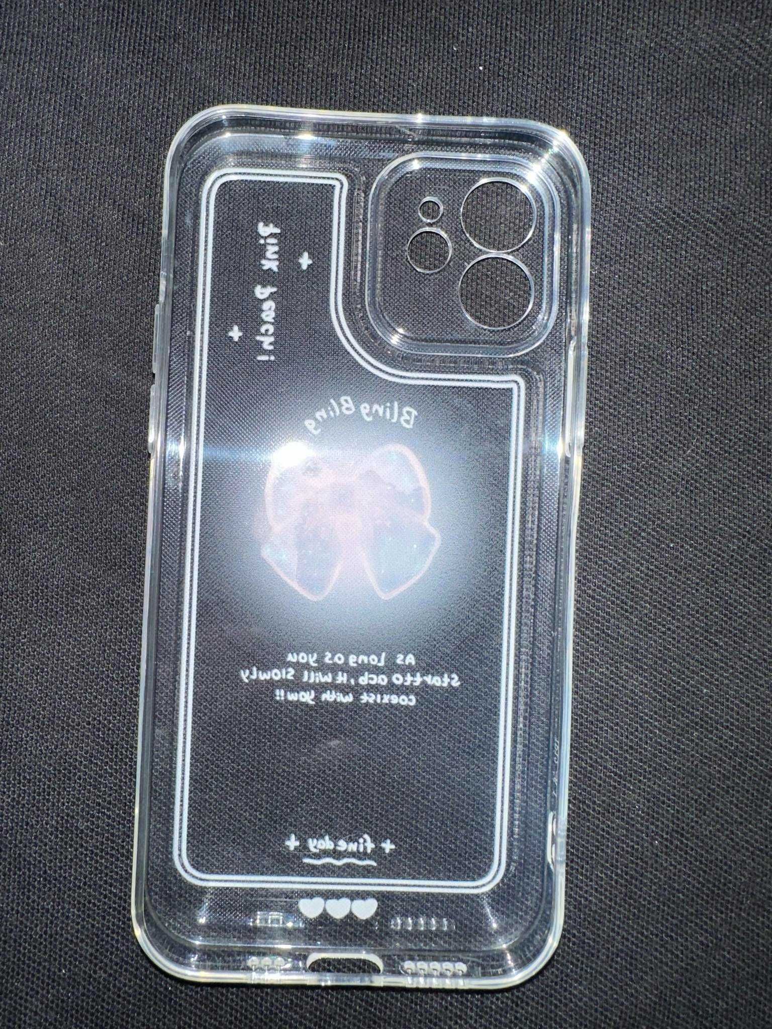 ETUI Iphone 12 przezroczyste