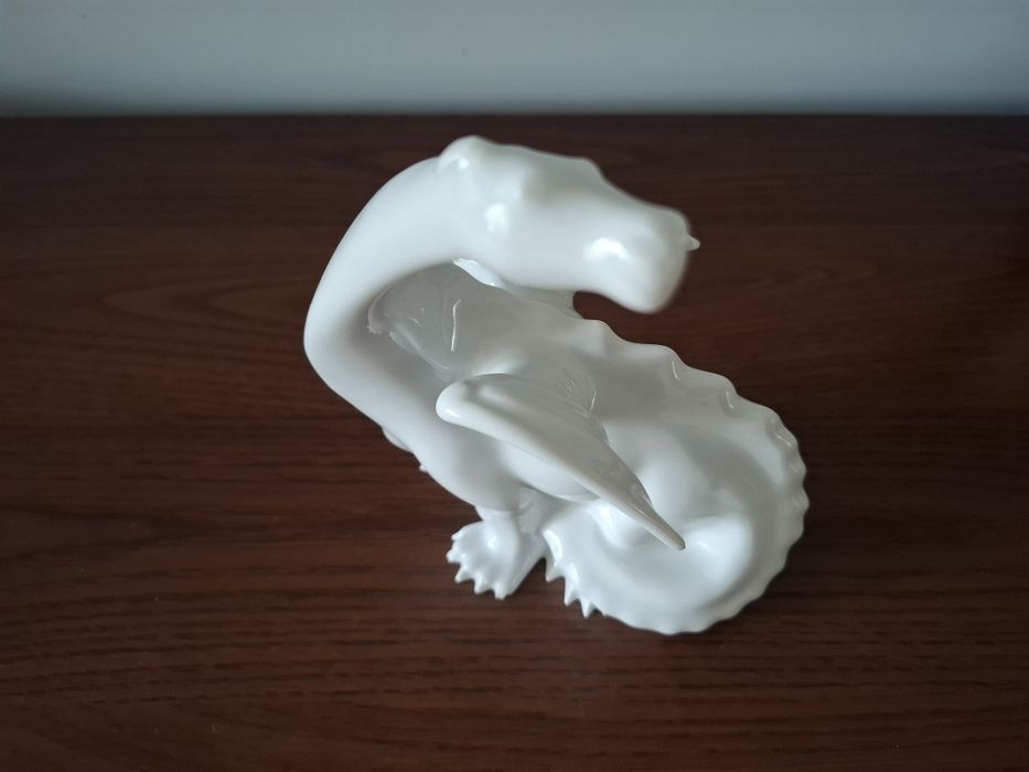 Figurka porcelanowa - SMOK sygn. Ćmielów lata 60-te