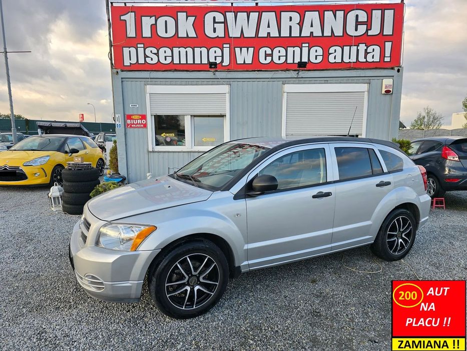 Dodge Caliber 1 ROK GWARANCJI W CENIE auta,klima,alu,centralny,isofix,ZAMIANA