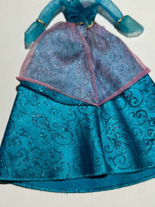 sukienka dla lalki barbie mattel księżniczka wyspy rosella