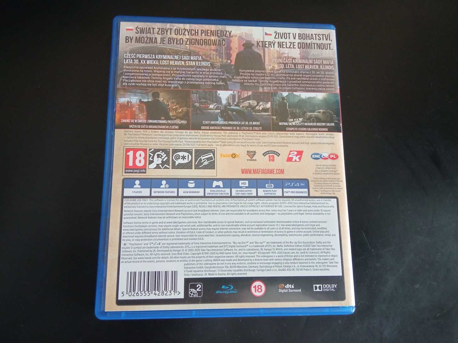 Mafia definitive edition PS4 PL